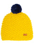 SKI LOVER Merino Wool Beanie - Yellow
